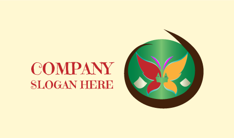 Logotipo De Salão De Beleza De Borboletas Encantadoras