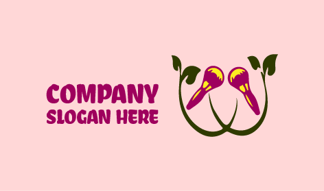 Makeup Brushes Beauty Parlour Logo