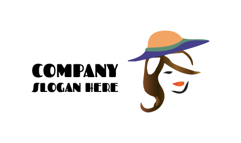 Peach Lipstick Beauty Parlour Logo