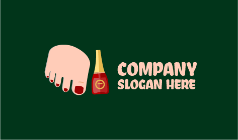 Pedicure Beauty Parlour Logo