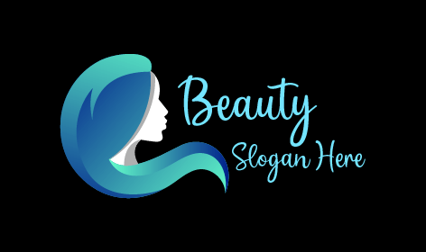 Long Hair Beauty Logo