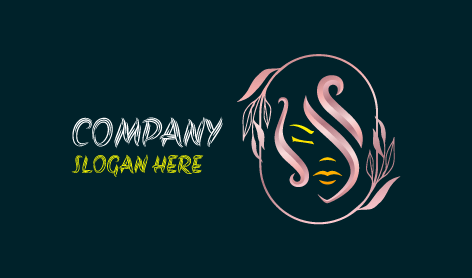 Yellow Party Makeup Beauty Logo