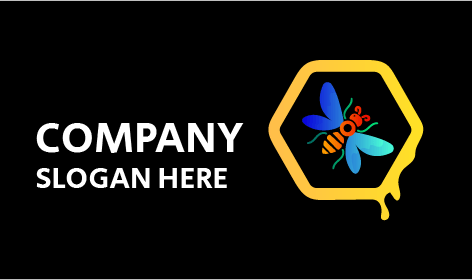 Buzzing Honey Bee Logo