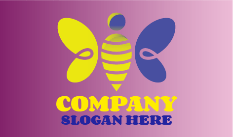 Flying Honey Bee Logo