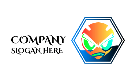 Logo Lebah Alis Berkerut