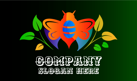 Growing Plantation Bee Logo