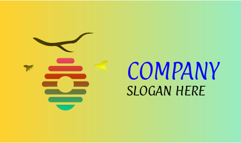 Logo Minimaliste De La Ruche D'abeilles