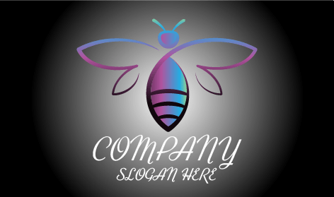 Minimalist Honey Bee Logo