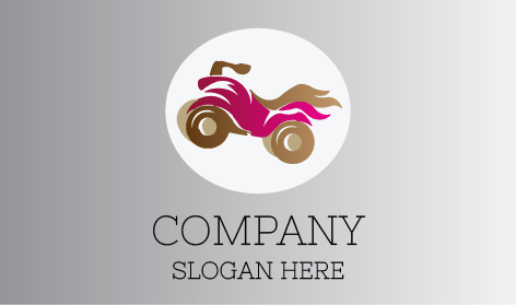 Kahverengi Dörtlü Bisiklet Logosu