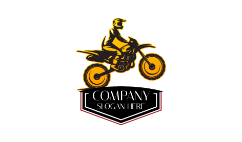Dark Yellow Bike Logo