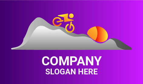 Cloudy Mountain Logo Design