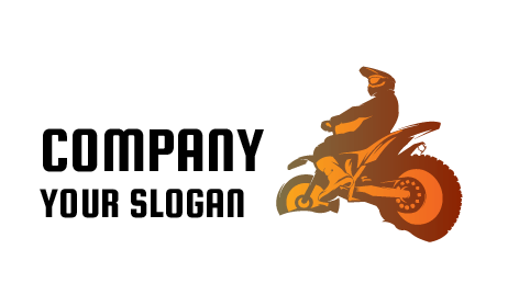 Dayanıklı Kahverengi Bisiklet Logosu