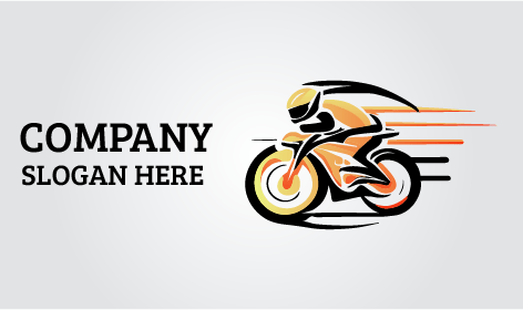 Hızlı Yarış Bisikleti Logosu