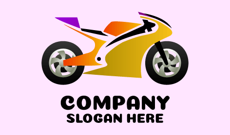 Small Black Tire Bike Logo