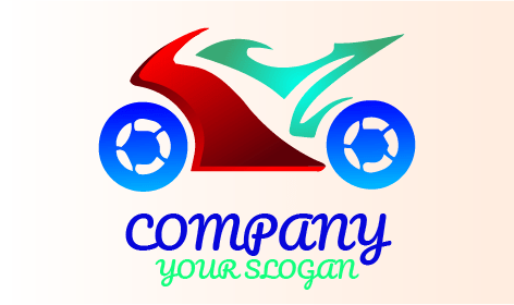 Deneme Renkli Bisiklet Logosu