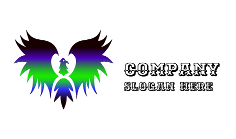 Logo D'oiseau Aigle Artistique