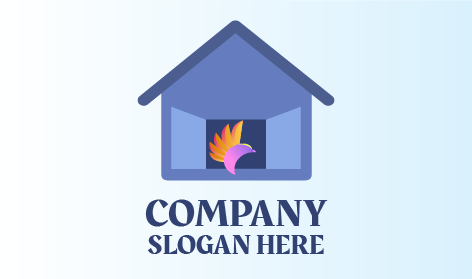 Logo Burung Kandang Biru