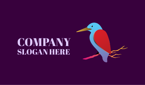 Faszinierendes Eisvogel-logo