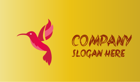 Logo Colibri Rouge Cerise