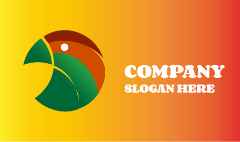 Colorful Finch Bird Logo