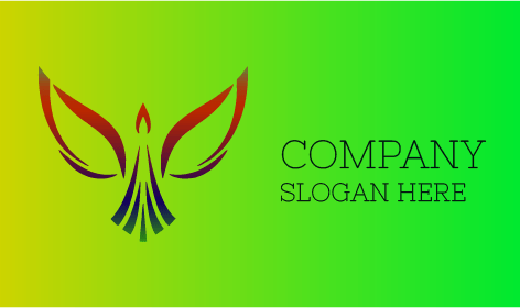 Logo Oiseau Cerf-Volant Rouge