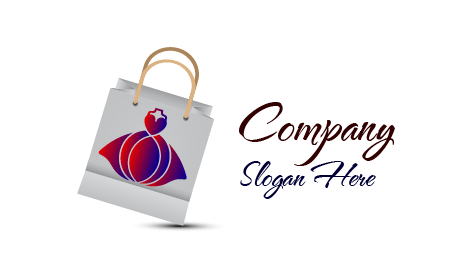 Elbise Taşıma Çantası Butik Logosu