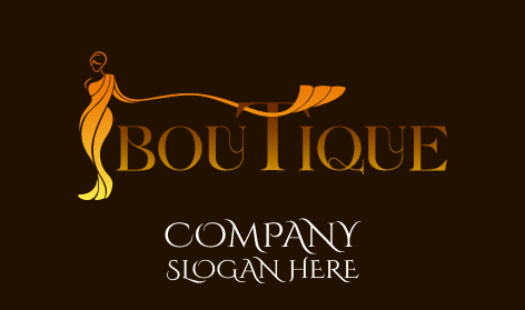 Logotipo De Boutique De Saris Da Moda