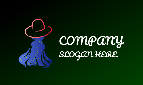 Logótipo Da Maxi Boutique Azul Espumante