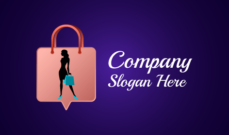 Speech Bubble Handbag Boutique Logo