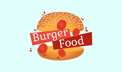 Logotipo De Hamburguesa De Zanahoria Roja