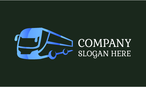 Blue Cargo Bus Logo