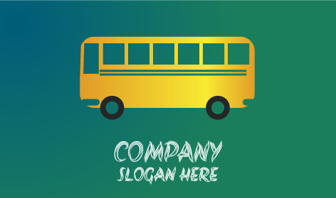 Golden School Bus Logo