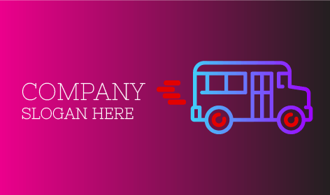 Logo Del Minibus Al Neon