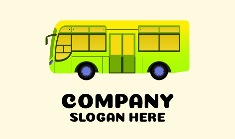 Neon Moving Bus Logo