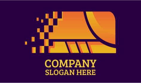Orange Trolley Bus Logo