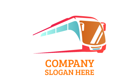 Design Vivido Del Logo Dell'Autobus