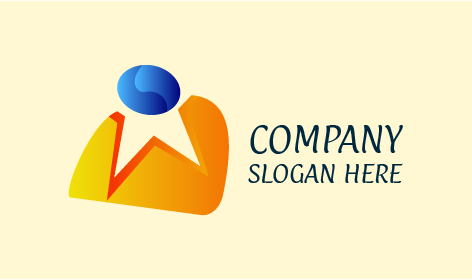 Blue Globe Business Logo