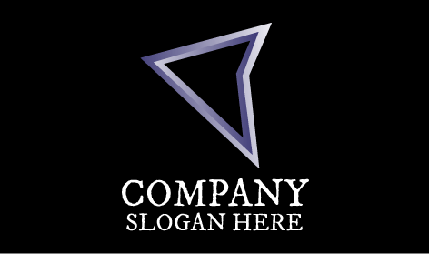 Yaratıcı üçgen Iş Logosu