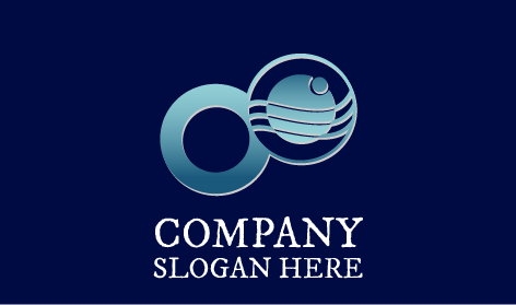 Logo Bisnis Angka Delapan