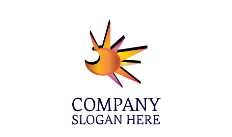 Logo Bisnis Matahari Bersinar