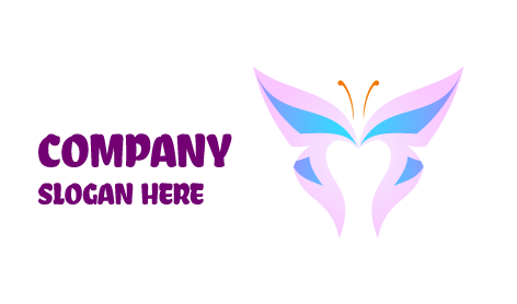 Baby Pink Butterfly Logo