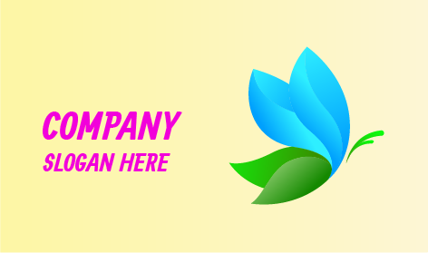 Logotipo De Borboleta Elegante