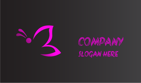 Feminine Beauty Butterfly Logo