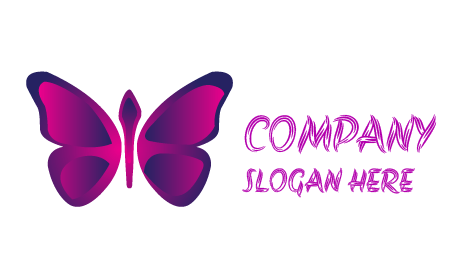 Logo Kupu-kupu Mekar Ungu