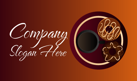 Chocolate Baked Cookie Cafe Logo