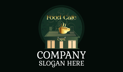 Modern Teacup Cafe Logo