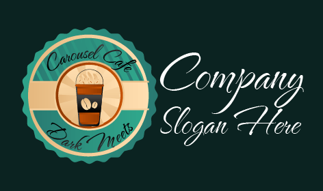 Premium Cafe Monogram Logo