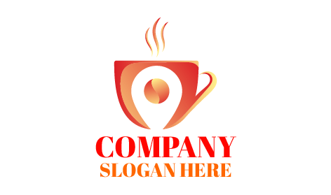 Sıçrayan Kırmızı çay Logosu