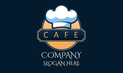 Stylised Cafe Chef Logo