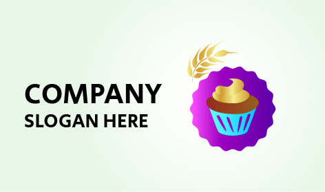 Kaffee-Zuckerguss-Sahne-Kuchen-Logo